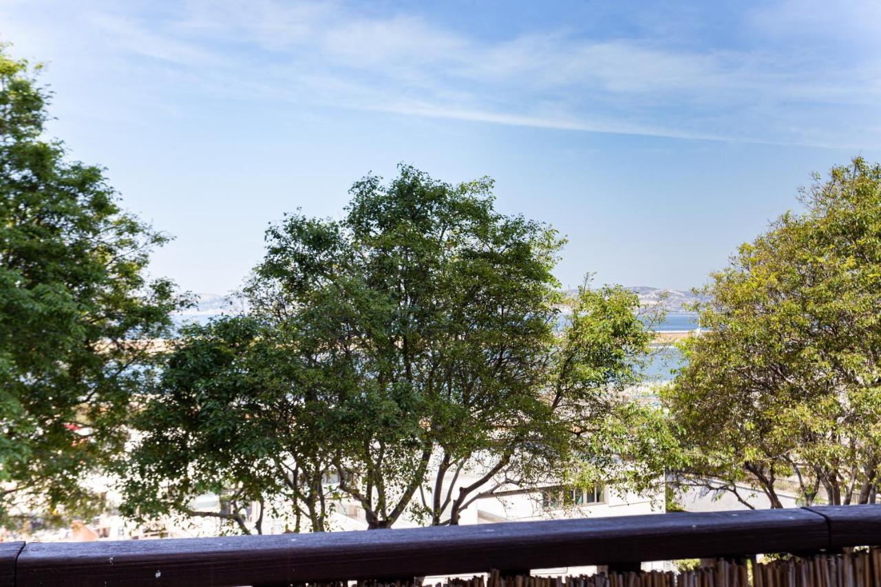 TERRASSE FADOLI - Grande terrasse avec vue mer et cathédrale Marsiglia Esterno foto